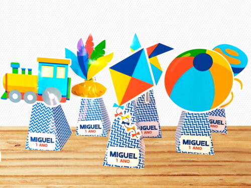 Kit festa Brinquedos Antigos - Só um bolinho