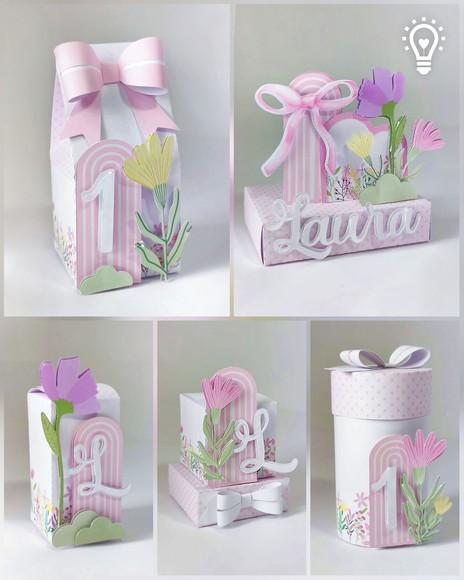 Arquivo de Corte Jardim de Flores Laços -stúdio e pdf (0959)
