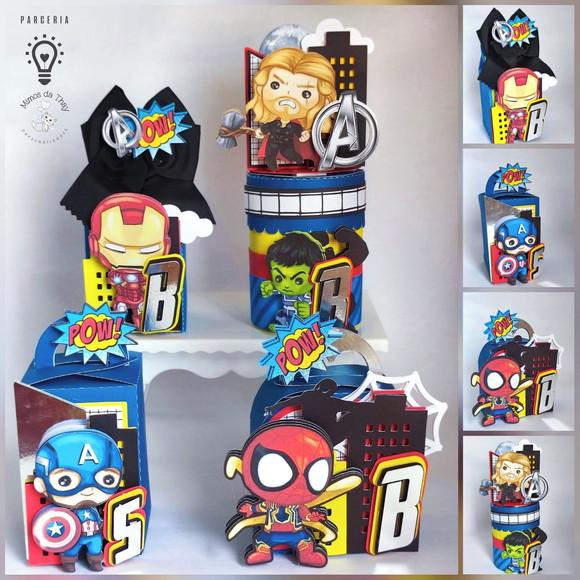 Arquivo de Corte Cenarismo Heroes Vingadores Cute (0750)
