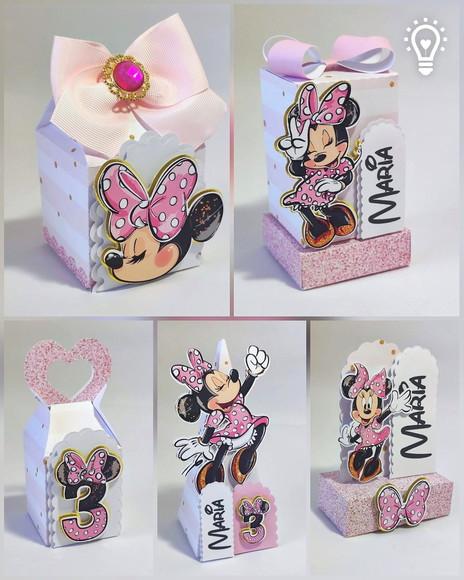 Arquivo de Corte Minnie Rosa - Stúdio e pdf (1019)