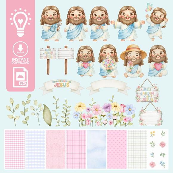 Kit Digital Jardim com Jesus (01345)