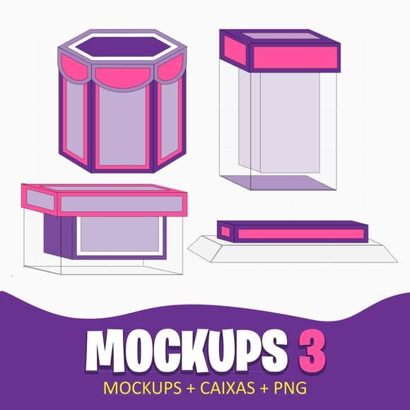 Arquivo Mockups + Caixa + Png (0795)