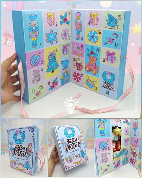 Calendário Advento Quebra Nozes de Natal Candy - (01285