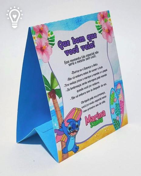 Arquivo de Corte Placa de Mesa Stitch-studio e pdf (1069)
