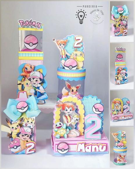 Arquivo de Corte Cenarismo Pokemon Menina - Studio e pdf 993