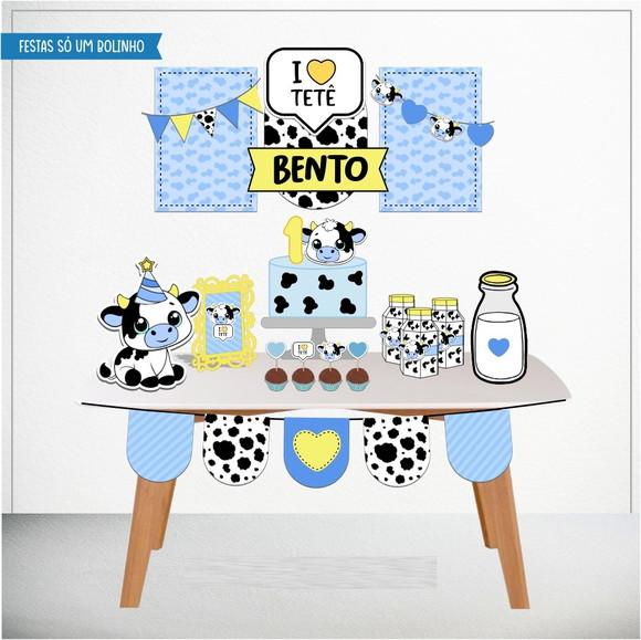 Kit Só Um Bolinho Vaquinha Menino - Studio e pdf (1032)