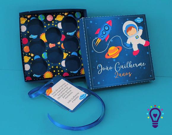 Arquivo Caixa Brigadeiro Astronauta - Stúdio e pdf (0076)