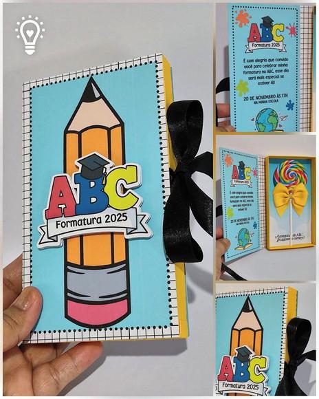 Arquivo de Corte Abc Formatura Unissex-studio e pdf (01273)