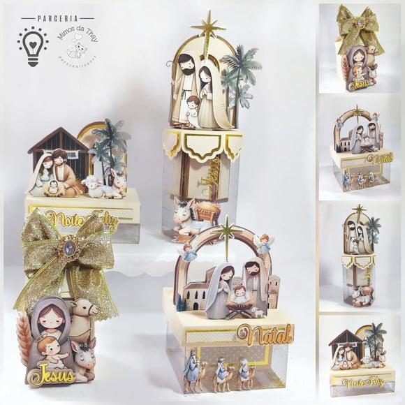 Arquivo de Corte Cenarismo Natal Jesus-studio e Pdf(0778)