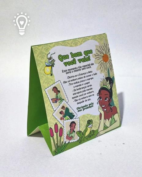 Arquivo Placa de Mesa Princesa e o Sapo - Studio e Pdf1129)