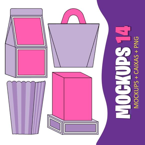 Arquivo Mockups + Caixa + Png (0991)