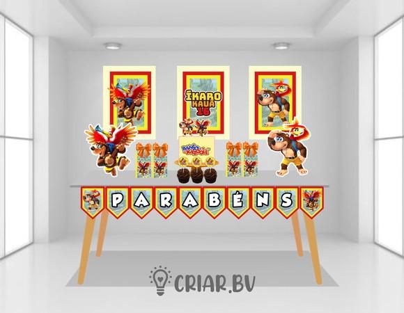 Arquivo de Corte Festa Banjo Kazooie - Stúdio e pdf (0033)