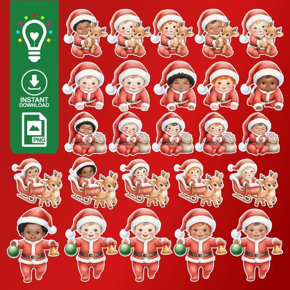 Kit Digital Bebê Noel - (01343)