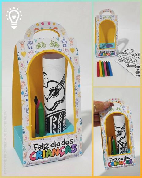 Arquivo de Corte Kit de Colorir Dia das Crianças (01216)