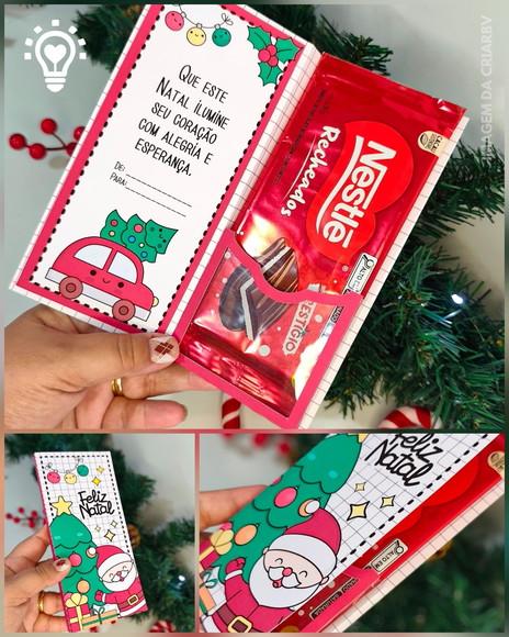 Arquivo de Corte Barras de Chocolate Noel - (01302)