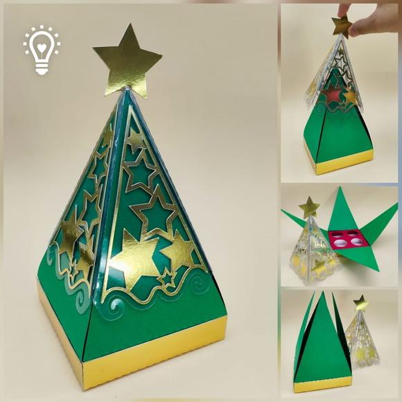 Arquivo de Corte Arvore de Natal para Doces-studio Epdf(0781