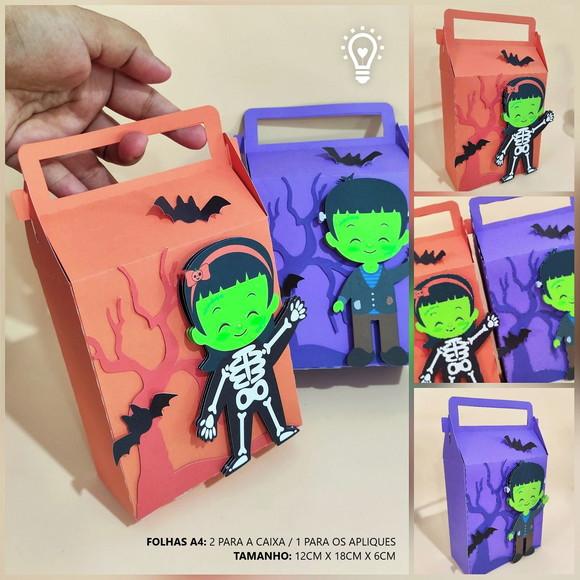 Arquivo de Corte Maletinha Halloween - Studio e pdf (0733)