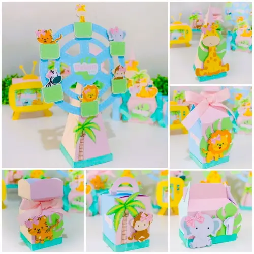Arquivo de Corte Safari Baby Candy Menina (0287)