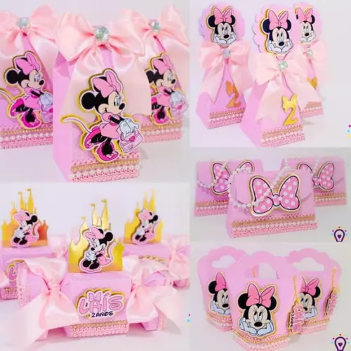 Arquivo de Corte Minnie Rosa Luxo - Stúdio e pdf (0026)