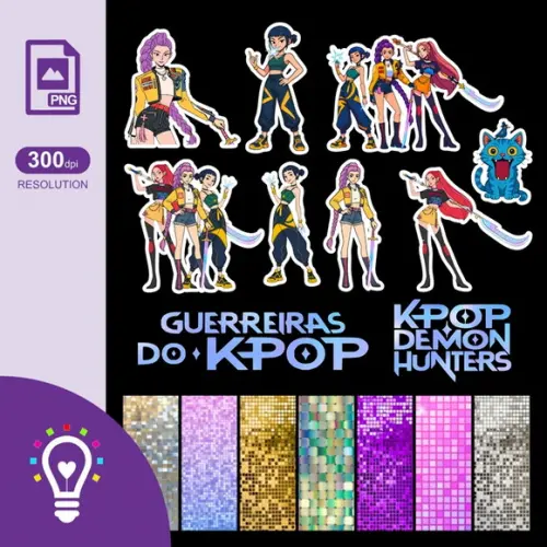 Kit Digital K+pop Guerreiras (1185)
