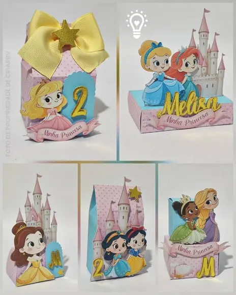 Arquivo de Corte Princesas Disney Cute Baby (01236)