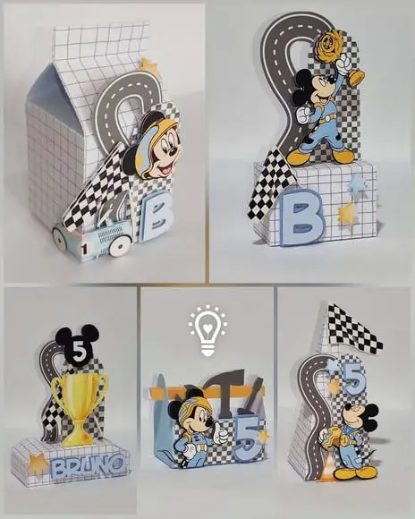 Arquivo de Corte Mickey Piloto / Corrida -studio e Pdf(1056)