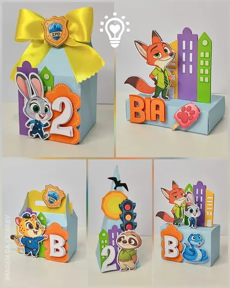 Arquivo de Corte Zootopia - Studio e pdf (01364)