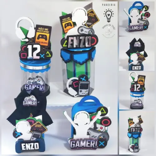 Arquivo de Corte Cenarismo Video Gamer - Studio e Pdf(0816)