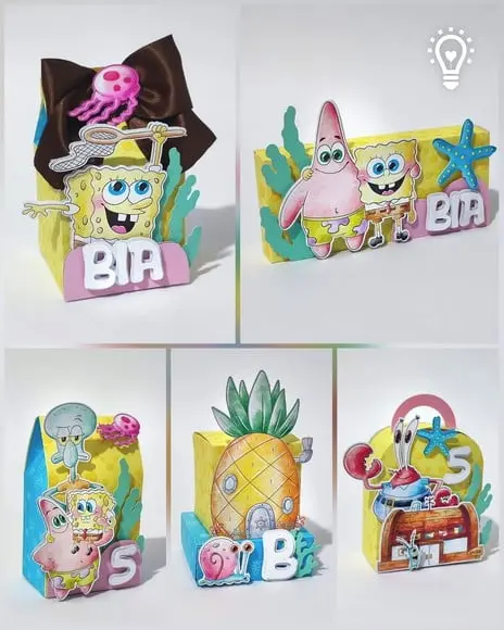 Arquivo de Corte Bob Esponja Aquarela (1173)
