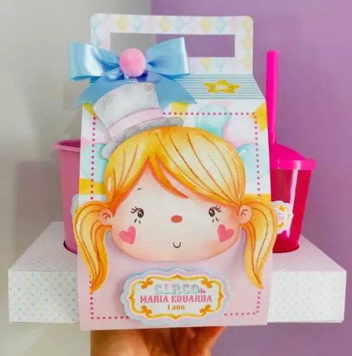 Arquivo de Corte Kit Cinema Circo Rosa - Stúdio e pdf (0365)