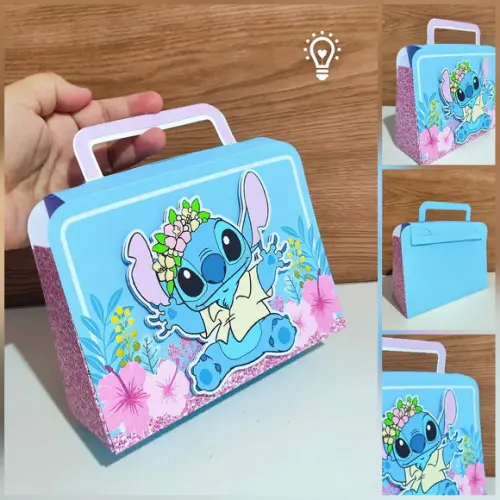 Arquivo de Corte Maletinha Stitch - Studio e pdf (0915)