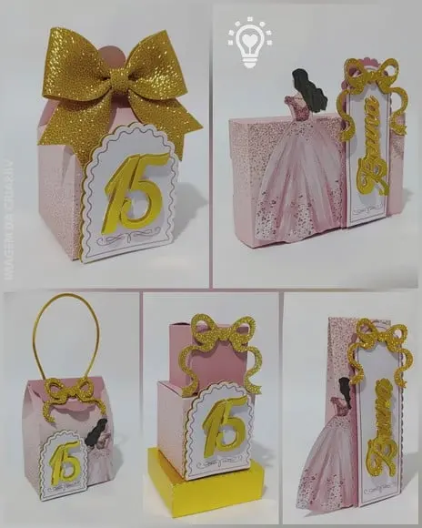 Arquivo de Corte 15 Anos Rosê Gold - Studio e pdf (01277)