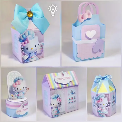 Arquivo de Corte Hello Kitty Confeiteira -studio e Pdf(0921)