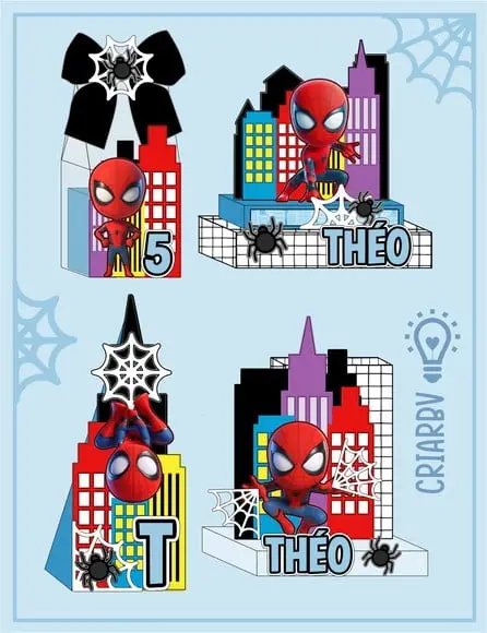 Arquivo de Corte Cenarismo Homem Aranha- Studio e pdf (1179)