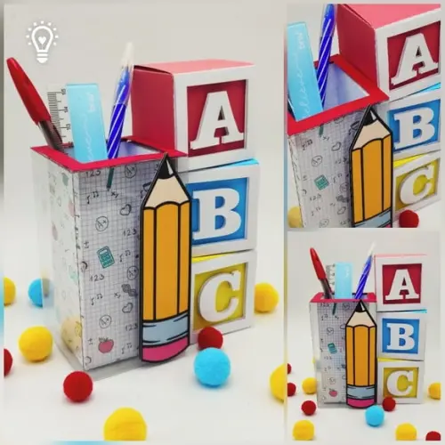 Arquivo de Corte Centro de Mesa Abc - Studio e Pdf(0765)