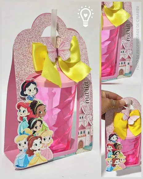 Copo Twister 400 ml Princesas Disney - Studio e pdf (01205)