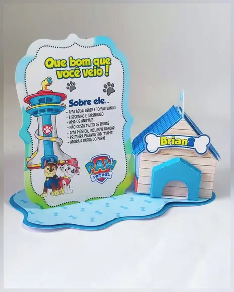Arquivo de Corte Centro de Mesa Patrulha Canina-studpdf(0988