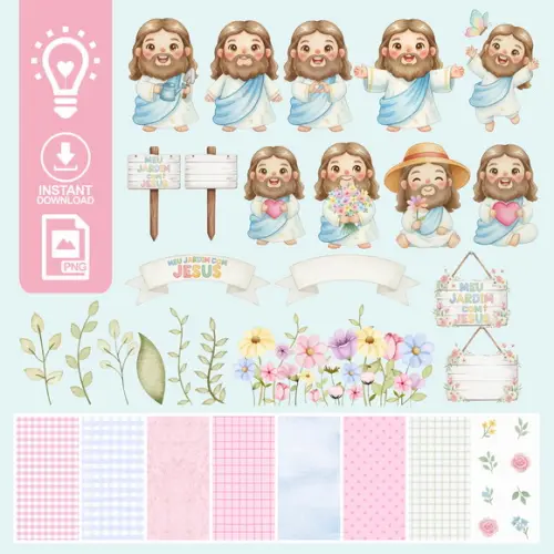 Kit Digital Jardim com Jesus (01345)