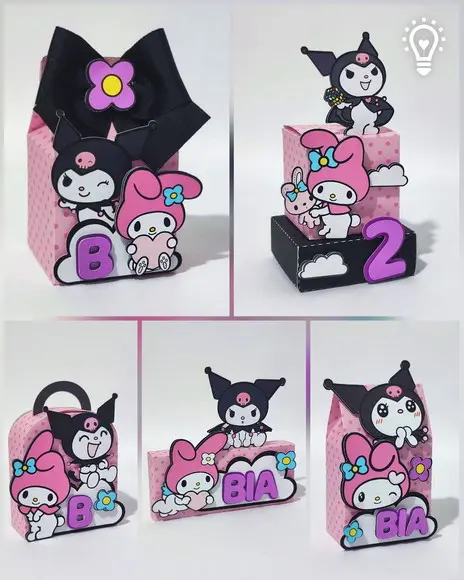 Arquivo de Corte My Melody e Kuromi - Studio e pdf (1147)