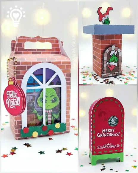 Arquivo de Corte Natal Grinch - Studio e pdf (01287)