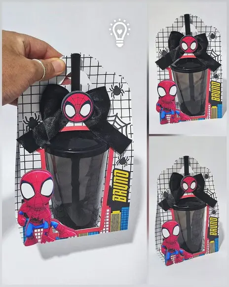 Arquivo Copo 400 ml Homem Aranha - Studio e pdf (1183)