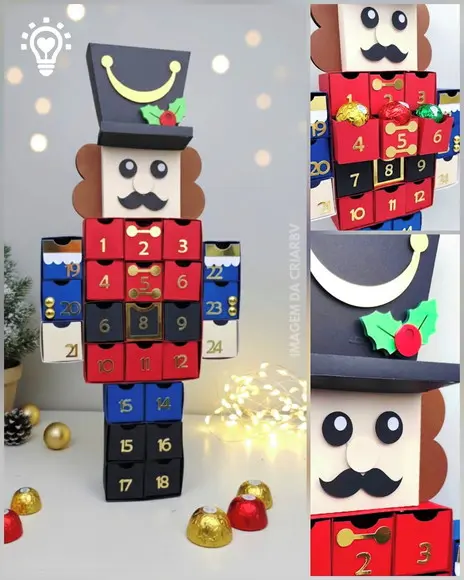 Arquivo Calendário Advento Quebra Nozes Natal - (01283)