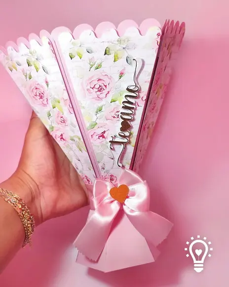 Arquivo de Corte Buquê Rosas - Studio e pdf (1043)