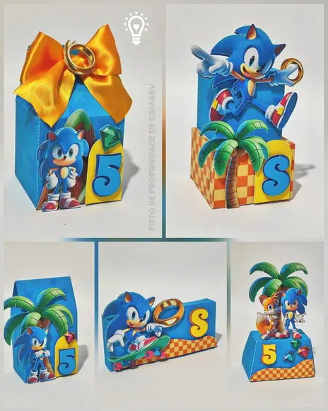 Arquivo de Corte Sonic - Studio e pdf (01237)