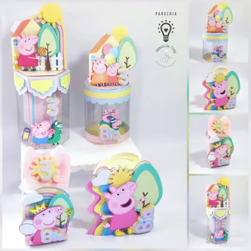 Arquivo de Corte Cenarismo Pepa Pig - Stúdio e pdf (0809)