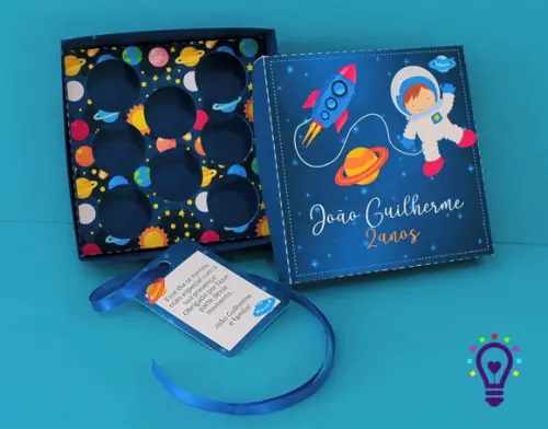 Arquivo Caixa Brigadeiro Astronauta - Stúdio e pdf (0076)