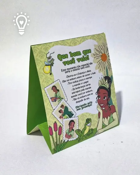 Arquivo Placa de Mesa Princesa e o Sapo - Studio e Pdf1129)