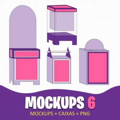 Arquivo Mockups + Caixa + Png (0969)