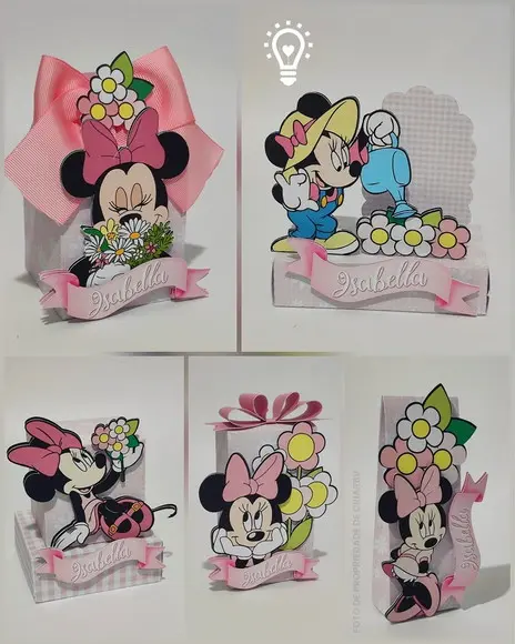 Arquivo de Corte Minnie no Jardim - (01260)