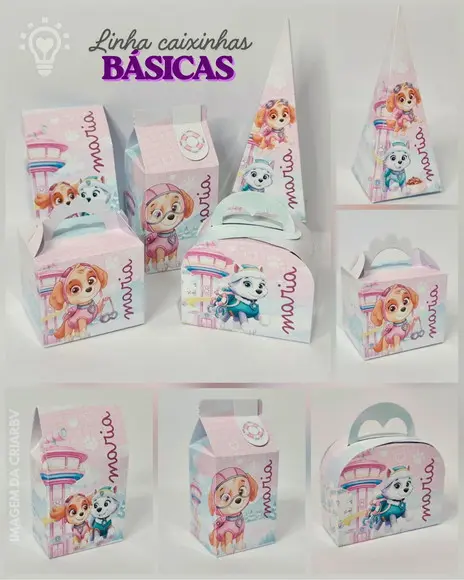 Arquivo de Corte Caixas Basicas Skye e Everest - (1435)